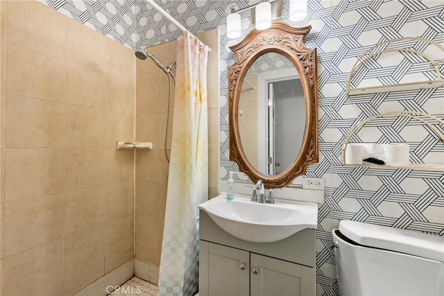 213 S Atlantic Blvd, Alhambra, CA 91801 - bathroom with tiled shower and vanity