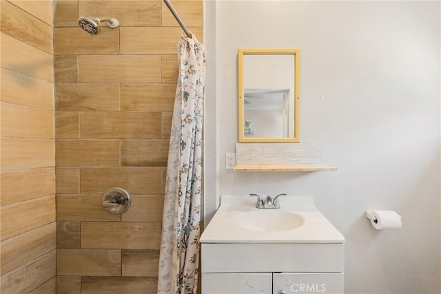 213 S Atlantic Blvd, Alhambra, CA 91801 - bathroom with vanity and a tile shower