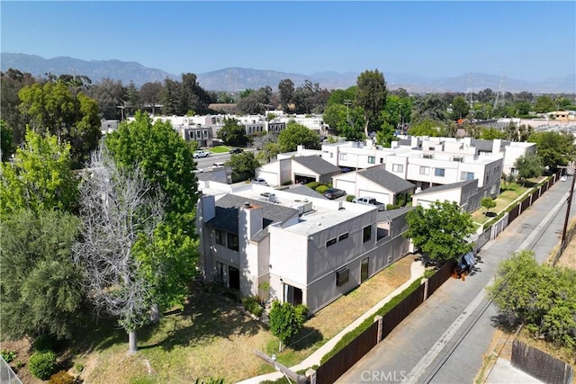 15060 Chatsworth St Unit E, San Fernando, CA 91345 - aerial perspective of suburban area featuring a mountain backdrop