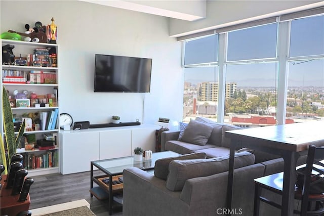 100 Atlantic Ave Unit 906, Long Beach, CA 90802 - living room featuring wood finished floors