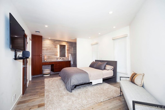 12794 Via Felino, Del Mar, CA 92014 - bedroom featuring recessed lighting and light wood-style floors