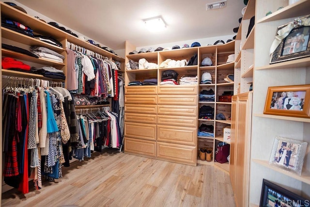 12794 Via Felino, Del Mar, CA 92014 - walk in closet featuring light wood finished floors