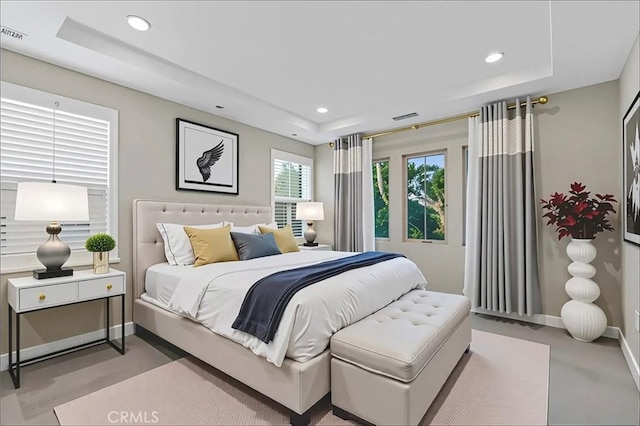 72 Granite, Irvine, CA 92620 - bedroom featuring a raised ceiling and recessed lighting