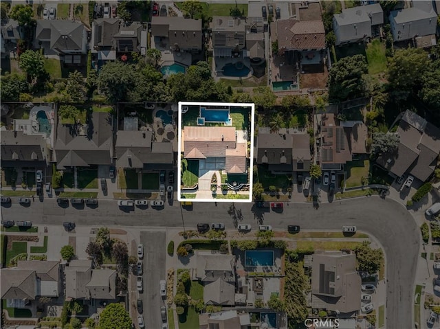 1809 Celeste Ln, Fullerton, CA 92833 - aerial overview of property's location with property boundaries highlighted and nearby suburban area