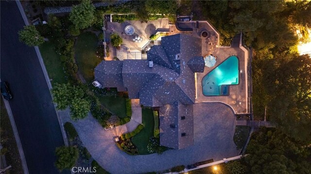 31681 Peppertree, San Juan Capistrano, CA 92675 - aerial view of property and surrounding area with a pool