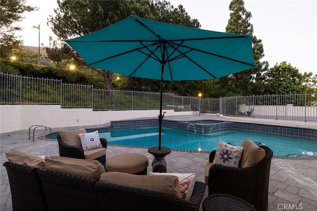31681 Peppertree, San Juan Capistrano, CA 92675 - view of pool with an in-ground hot tub and a patio area