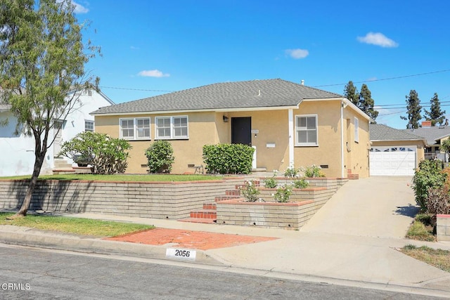 2056 Fulton Ave, Monterey Park, CA 91755 - view of front of property with stucco siding and concrete driveway