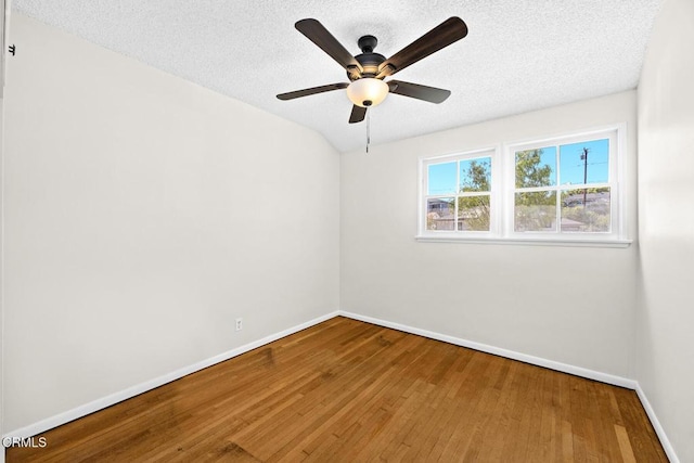 2056 Fulton Ave, Monterey Park, CA 91755 - empty room featuring wood-type flooring, a textured ceiling, and ceiling fan