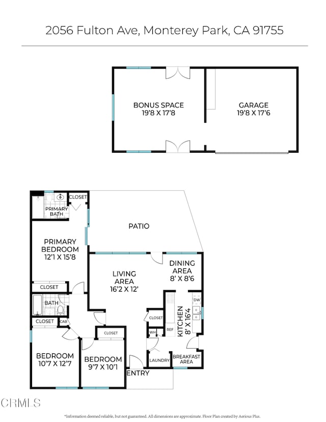 2056 Fulton Ave, Monterey Park, CA 91755 - view of home floor plan