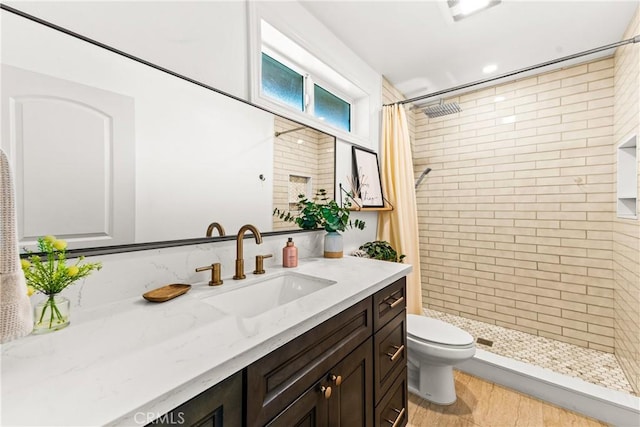 8110 True Ave, Pico Rivera, CA 90660 - bathroom featuring vanity and tiled shower