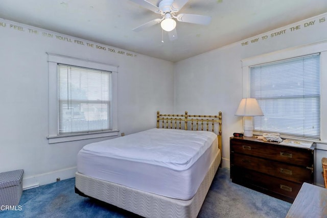 320 W Lemon Ave, Monrovia, CA 91016 - bedroom with carpet and ceiling fan