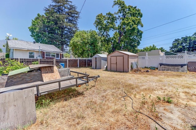 320 W Lemon Ave, Monrovia, CA 91016 - fenced backyard with a storage unit