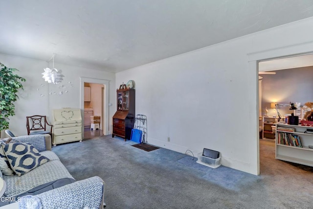 320 W Lemon Ave, Monrovia, CA 91016 - view of carpeted living area