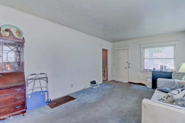 320 W Lemon Ave, Monrovia, CA 91016 - carpeted living area featuring baseboards