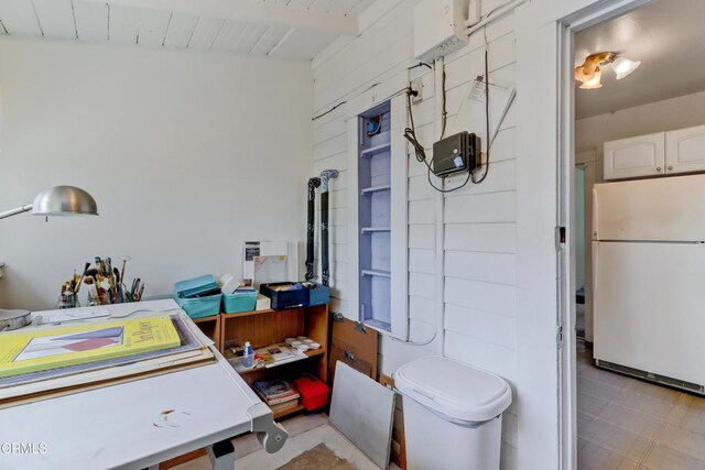 320 W Lemon Ave, Monrovia, CA 91016 - bathroom with beamed ceiling