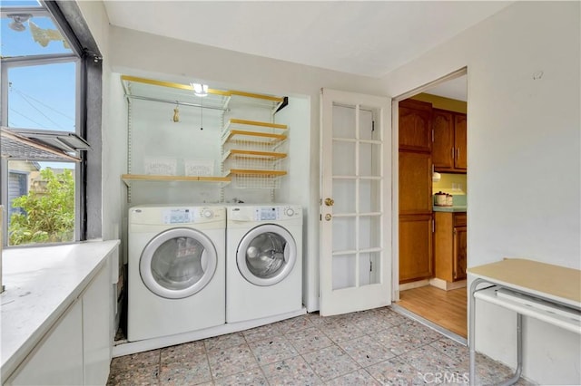 6220 Myrtle Ave, Long Beach, CA 90805 - laundry area featuring washer and clothes dryer and plenty of natural light