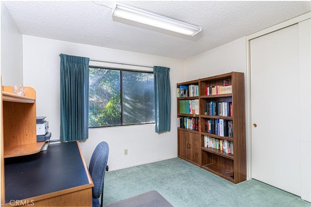 5870 Winncliff Dr, Jurupa Valley, CA 92509 - carpeted office featuring a textured ceiling