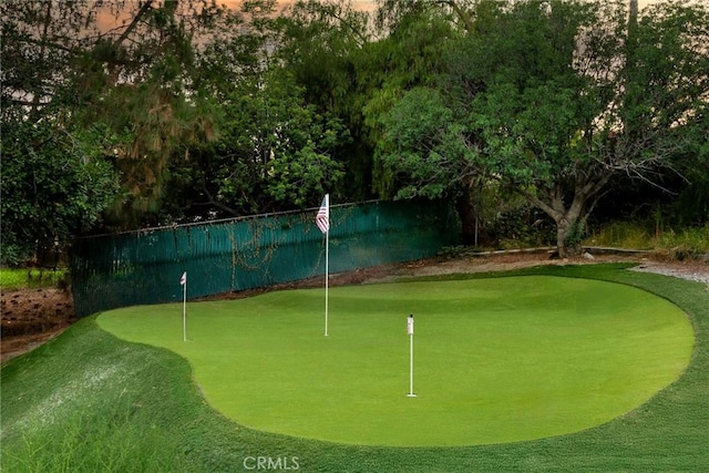 5870 Winncliff Dr, Jurupa Valley, CA 92509 - view of community with a putting green and view of golf course