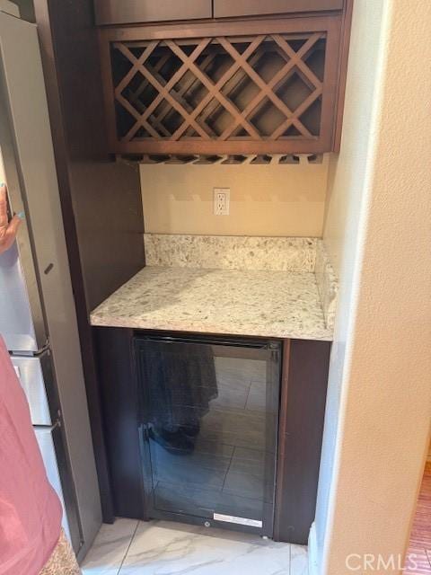 330 E Concord Way, Placentia, CA 92870 - detailed view of a dry bar and freestanding refrigerator