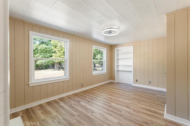 1212 N Old Stage Rd, Mount Shasta, CA 96067 - spare room with light wood-style flooring and built in features