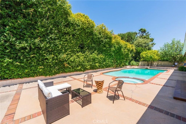 30243 Avenida Selecta, Rancho Palos Verdes, CA 90275 - view of pool featuring a patio and a pool with connected hot tub