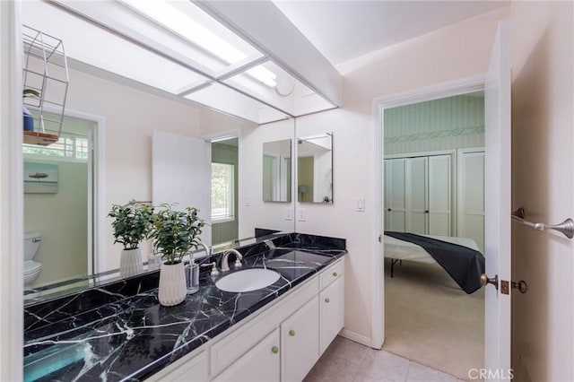 30243 Avenida Selecta, Rancho Palos Verdes, CA 90275 - full bath featuring vanity, healthy amount of natural light, tile patterned floors, and ensuite bath