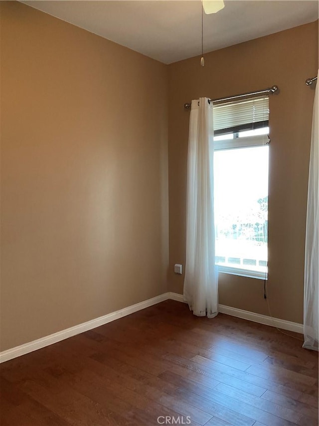 388 E Ocean Blvd Unit 718, Long Beach, CA 90802 - spare room featuring wood finished floors and baseboards