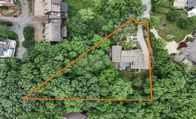 3530 Trimble Ct, Nashville, TN 37215 - aerial view of property's location with property parcel outlined
