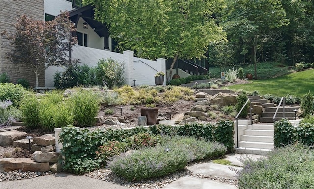 3530 Trimble Ct, Nashville, TN 37215 - view of yard with stairs