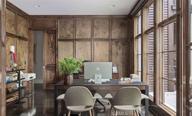 3530 Trimble Ct, Nashville, TN 37215 - office with dark wood-style floors and recessed lighting