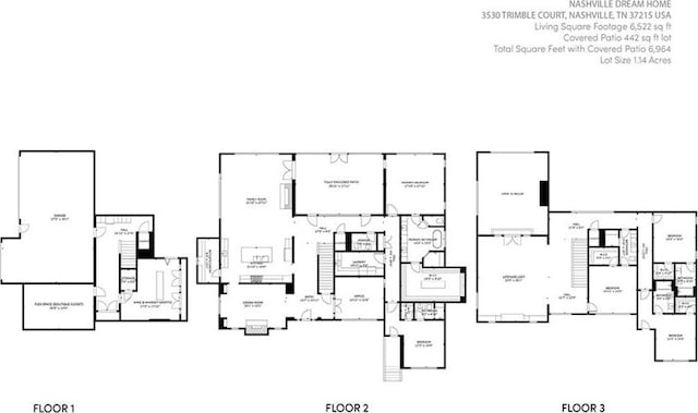3530 Trimble Ct, Nashville, TN 37215 - view of home floor plan