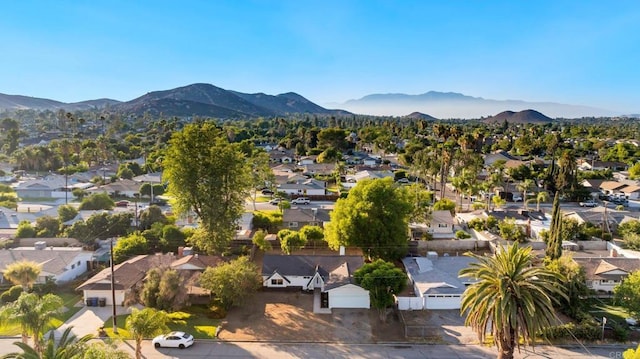 11233 Mountain, Riverside, CA 92505 - aerial view of residential area featuring mountains