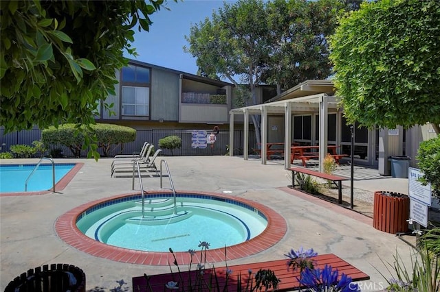 23318 Sesame St Unit E, Torrance, CA 90502 - community pool featuring a community hot tub and a patio area