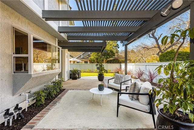 11 Thunder Trl Unit 6, Irvine, CA 92614 - fenced backyard with a patio and a pergola