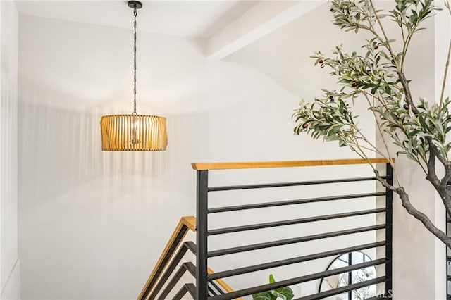 11 Thunder Trl Unit 6, Irvine, CA 92614 - stairway with a chandelier