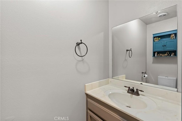 825 Rosana Pl, Nipomo, CA 93444 - half bathroom featuring vanity and toilet