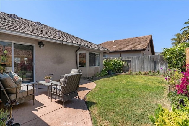 825 Rosana Pl, Nipomo, CA 93444 - view of yard featuring an outdoor hangout area and a patio area