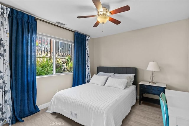 825 Rosana Pl, Nipomo, CA 93444 - bedroom with wood finished floors and a ceiling fan