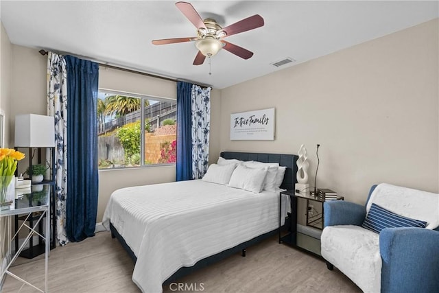 825 Rosana Pl, Nipomo, CA 93444 - bedroom with wood finished floors and ceiling fan