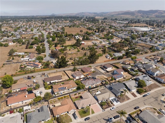 825 Rosana Pl, Nipomo, CA 93444 - aerial overview of property's location featuring a mountain backdrop and nearby suburban area