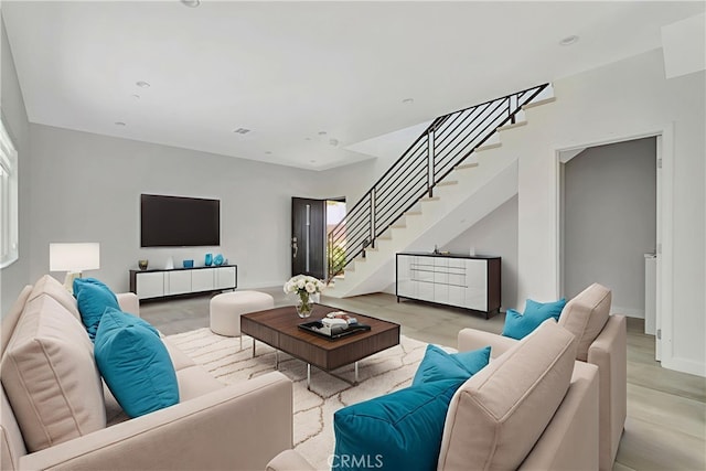 6943 Goodland Ave, North Hollywood, CA 91605 - living area with stairway