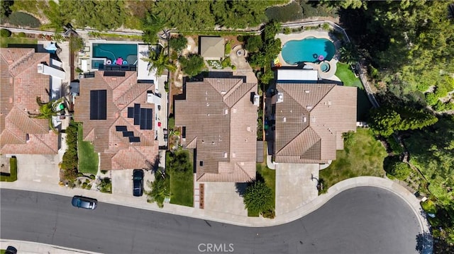 18 Via Tigra, Rancho Santa Margarita, CA 92688 - aerial view of property and surrounding area featuring a pool area