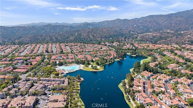 18 Via Tigra, Rancho Santa Margarita, CA 92688 - aerial overview of property's location featuring a water and mountain view and nearby suburban area