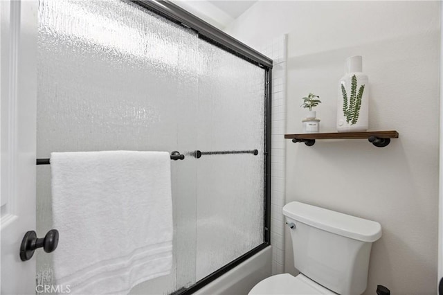 18 Via Tigra, Rancho Santa Margarita, CA 92688 - full bathroom with toilet and combined bath / shower with glass door