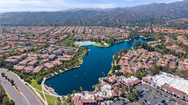 18 Via Tigra, Rancho Santa Margarita, CA 92688 - aerial view of residential area featuring a water and mountain view