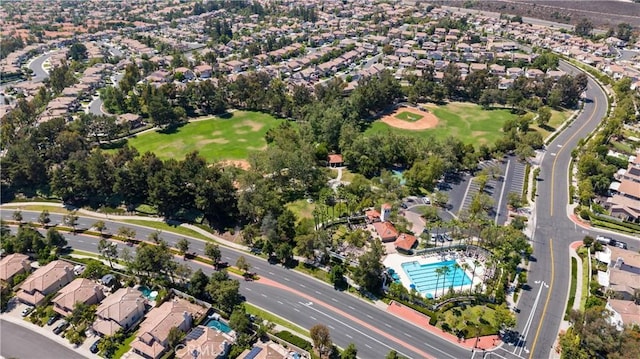 18 Via Tigra, Rancho Santa Margarita, CA 92688 - aerial view of property's location featuring nearby suburban area and a local golf course