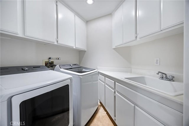 18 Via Tigra, Rancho Santa Margarita, CA 92688 - washroom with washing machine and dryer and cabinet space