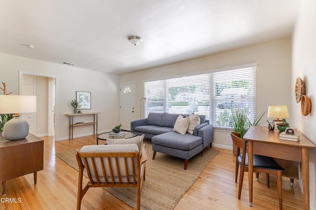 1500 E Topeka St, Pasadena, CA 91104 - living area with light wood-style flooring