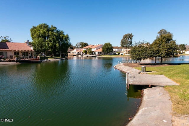 1716 Shoreline St, Camarillo, CA 93010 - water view featuring a dock