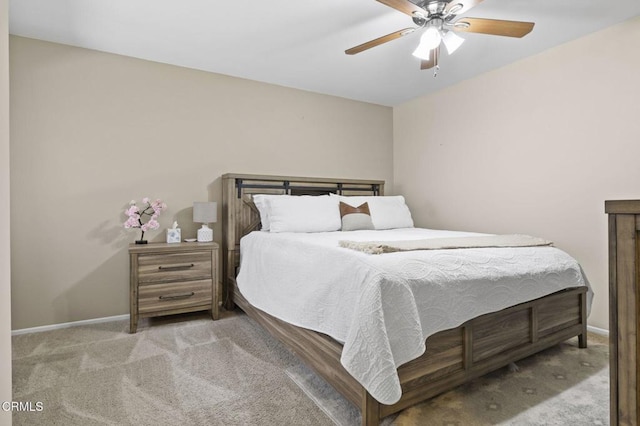 1716 Shoreline St, Camarillo, CA 93010 - carpeted bedroom with baseboards and a ceiling fan